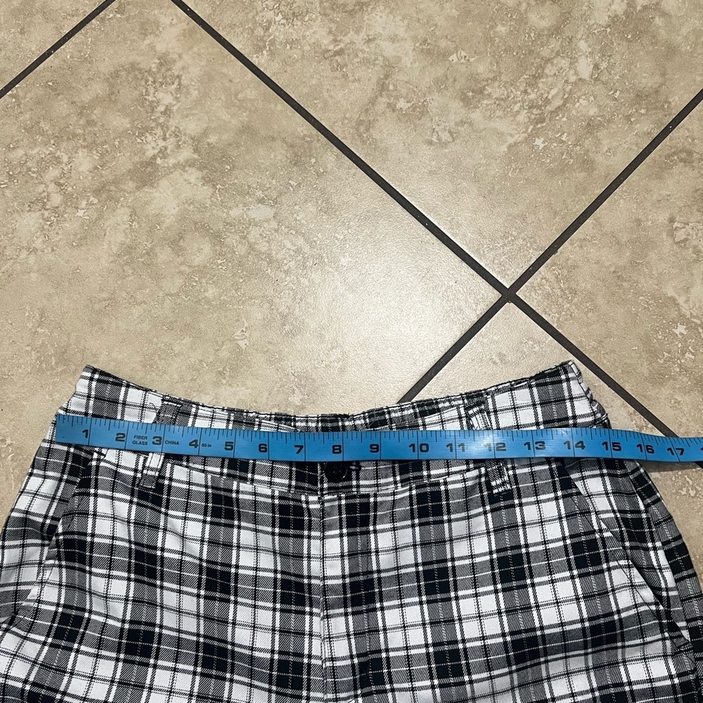 Empyre Women's Casual Tartan Plaid Check Pants Inseam 28 - Picture 6 of 8